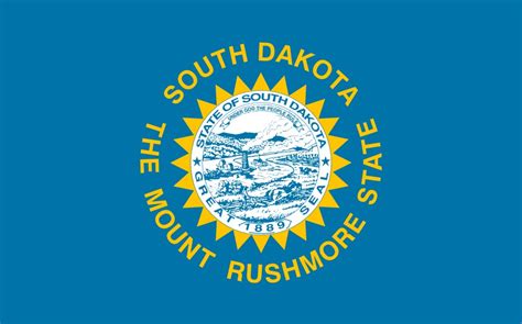 Free Printable South Dakota State Flag And Color Book Pages 8½ X 11