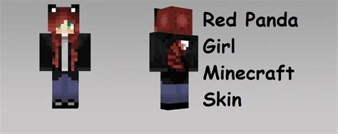 Red Panda Girl Minecraft Skin By Phycoteddy000 On Deviantart