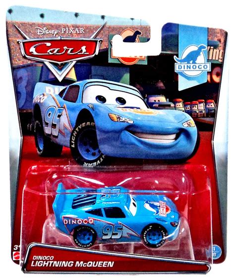 Disney Pixar Cars Dinoco Lightning Mcqueen 155 Diecast Car 18 Mattel