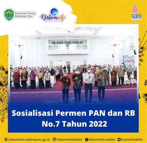 Sosialisasi Permen Pan Dan Rb No Tahun Diskominfo Prov Kaltim