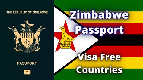 Zimbabwe Passport Visa Free Countries 2023 Youtube