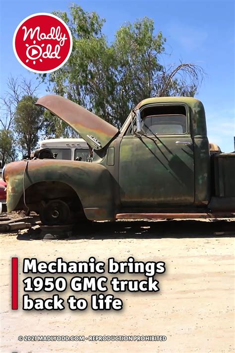 Mechanic Brings 1950 Gmc Truck Back To Life Gmc Truck Trucks Mechanic