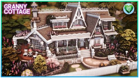 Cottagecore Dream Home 🌸 No Cc Sims 4 Speed Build Kate Emerald