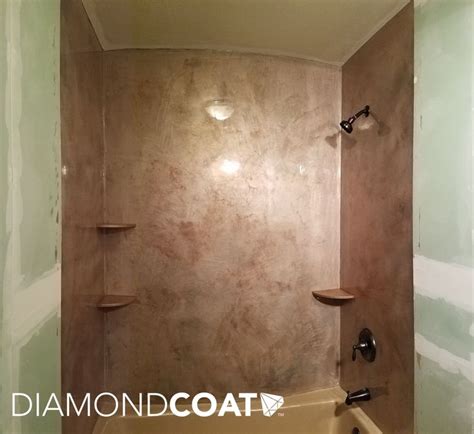 It is imperative to seal the grout in the shower because of their porous nature. An epoxy shower stall with NO grout lines to clean. Love ...