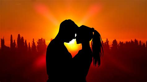 1920x1080 Sunset Couple Love Silhouette 5k Laptop Full Hd 1080p Hd 4k