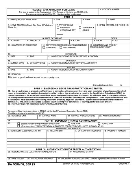 Da Form 4753 Fillable Printable Forms Free Online