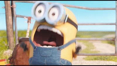 Scream Gif Minionsshocked Gifs Minions Minions Wallpa Vrogue Co