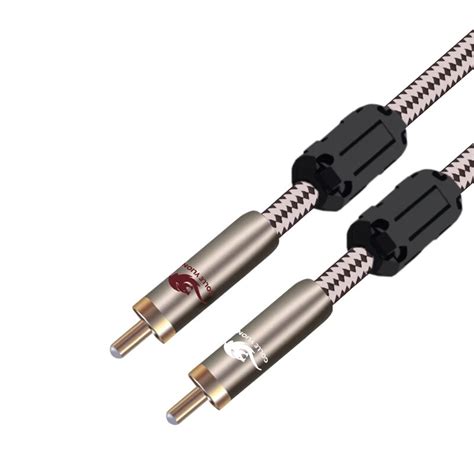 high premium rca to rca straight male to male hifi stereo digital coaxial audio cable for