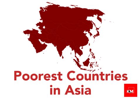 Top Poorest Countries In Asia Ranked By Gdp Kenyan Magazine