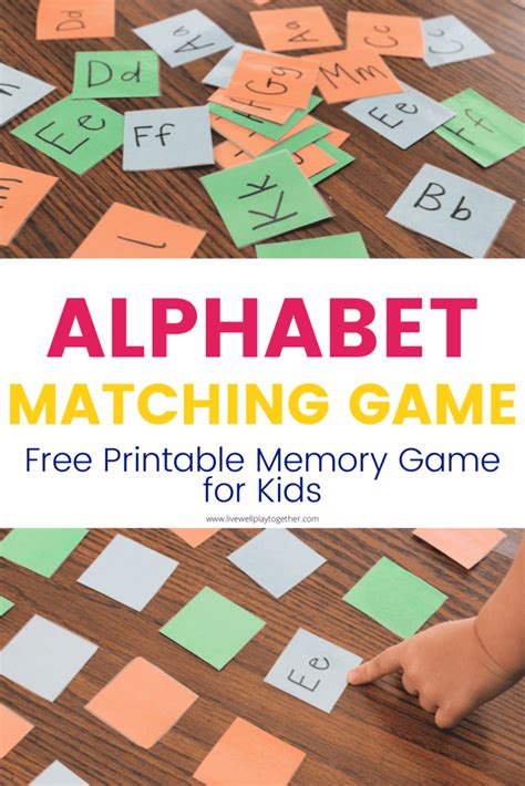 Alphabet Matching Game Printable