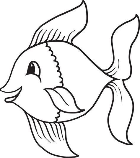 Cute Fish Coloring Pages At Free Printable Colorings