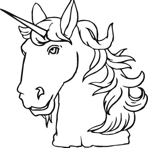Dibujos para colorear de unicornios 100 imágenes en blanco y negro