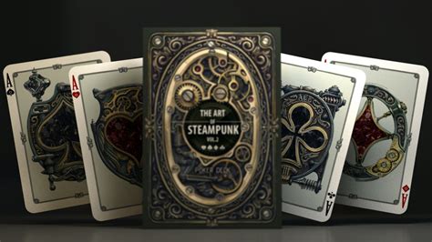 Steampunk Makes Everything Cooler Even These Playing Cards Yanko Design