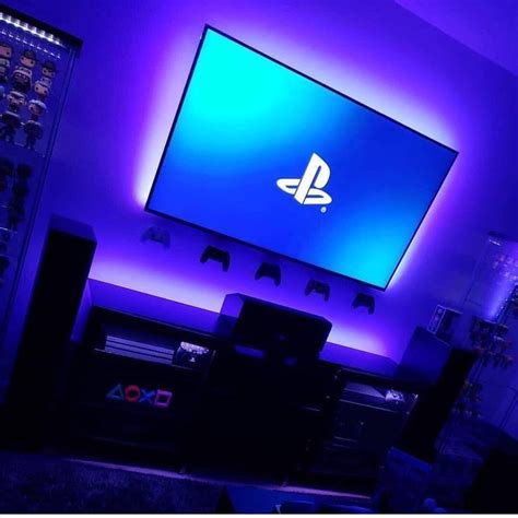 Gamer setup gaming room setup ps4 controller custom game controller video game rooms video games playstation 5 xbox console game room design. The setup 😍 ••••••• 📷by @overdosedgaming #ps #playstation #ps4 #playstation4 #sony | Video game ...