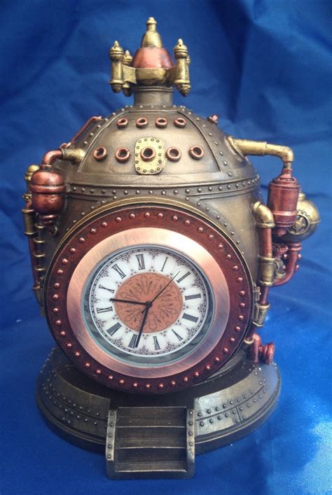 Steampunk Mechanics Of Time Clock Trinket Box Veronese Studio Collect