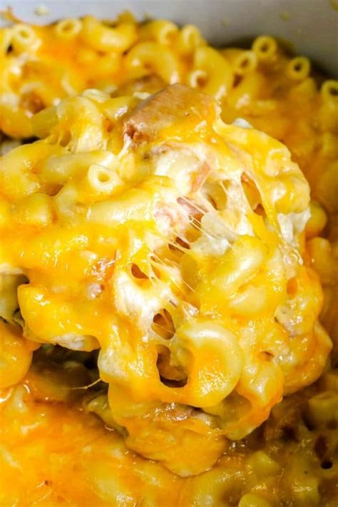 Chop up your onion and garlic and toss in the pot. Easy Instant Pot Mac and Cheese with Ham Recipe - Bake Me ...