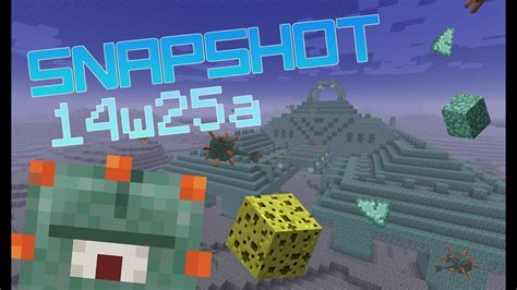Minecraft Snapshot Review Nl 14w25a Nieuwe Mob Water Dungeon En