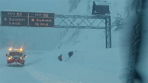 Snoqualmie Pass Reopens After Being Closed For Heavy Snow Avalanche