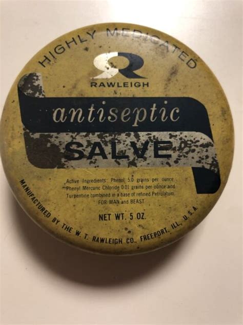 Rawleigh Antiseptic Salve Highly Medicated Ebay