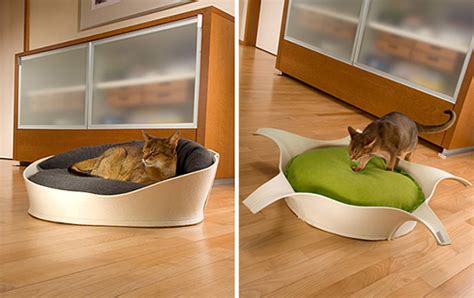 Shop cat beds from petco's selection of heated cat beds, luxury styles & more to provide warmth, comfort & a cozy place for your kitty to snooze. Luxury Felt Cat Beds from Pet-Interiors • hauspanther