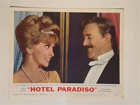 Only Usd For Hotel Paradiso Lobby Card X Gina Lollobrigida Alec Guinness