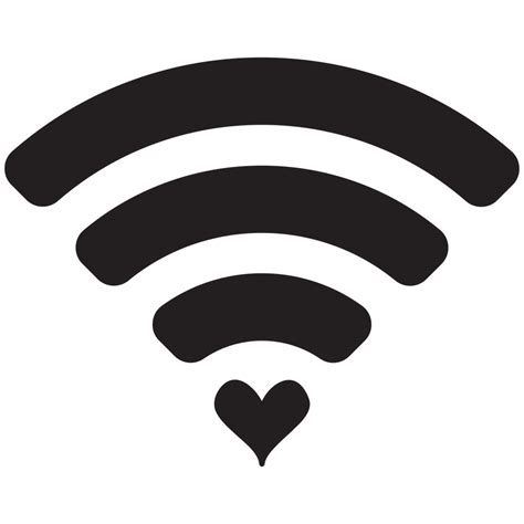 Wifi Love Wifi Symbol With Heart Throw Pillow By Sigdesignstudio Artofit