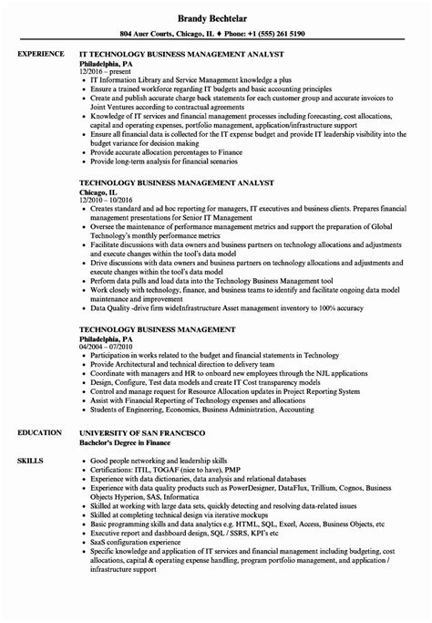 A career change resume objective should highlight your transferable skills and competencies as they relate directly to the new job opportunity. Information Technology Manager Resume Examples Elegant Technology Business Management Resume ...