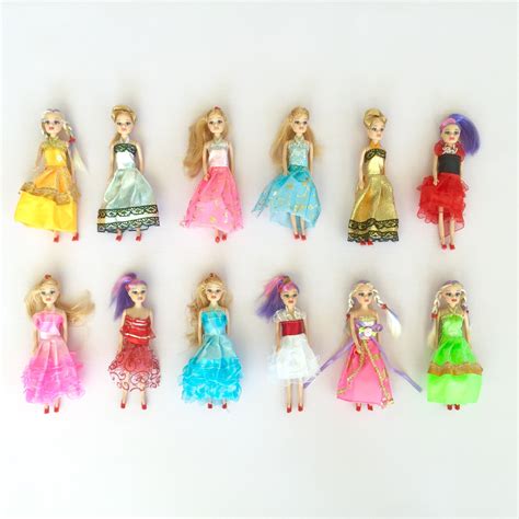 Miniature Barbie Doll 12 Pack Playset Bundle With Princess And Fashion Clothes Ebay