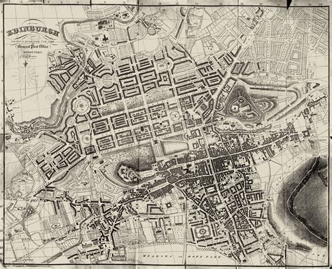 Edinburgh 1830 Map - Large | When the Rogue Returns | Pinterest | Edinburgh