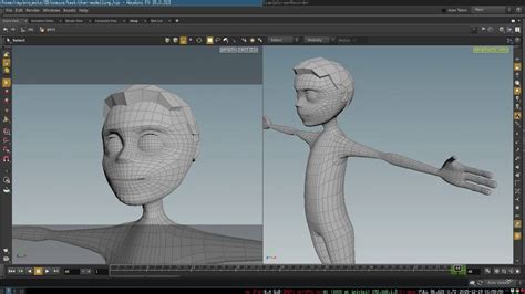 Modeling 3d Cartoon Character Topology Youtube