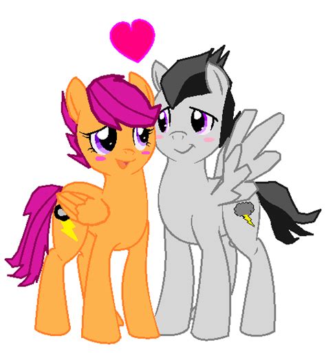 Mlp Scootaloo And Rumble By Chokitathecat On Deviantart