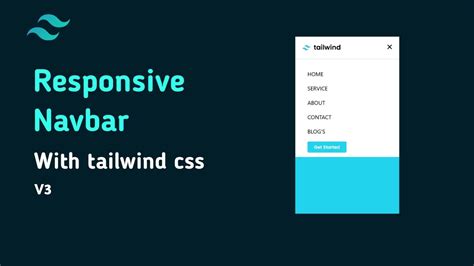 How To Make A Responsive Navbar With Tailwind Css Tailwind Css Tutorial Youtube