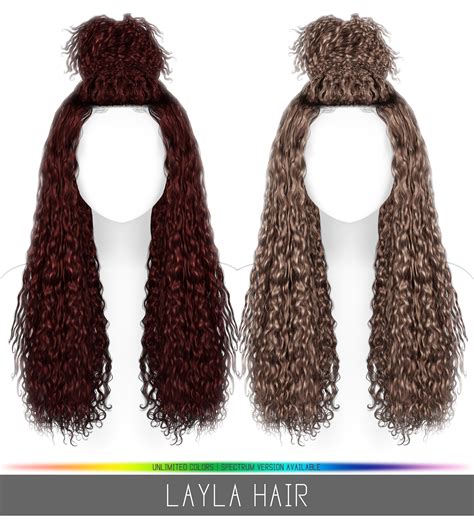 Layla Hair Simpliciaty Sims 4 Hairs