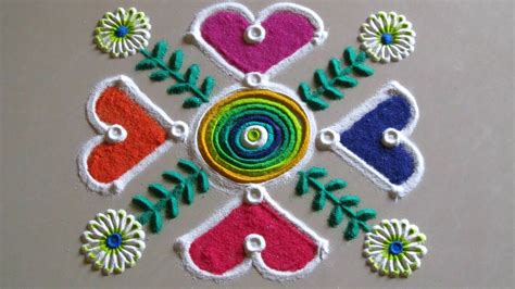 Rangoli Design Easy And Simple For Beginners