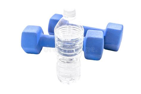 Wellness Water Bottle Hand Weights Stock Photos Free And Royalty Free