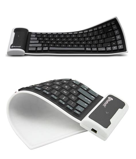 Finest Mini Silicone Flexible Wireless Bluetooth Keyboard For Ipad Pc