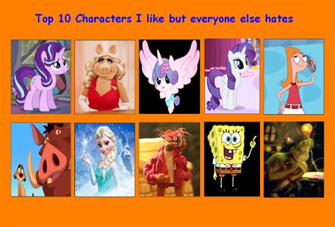 Top 10 Characters I Like But Everyone Else Hates By