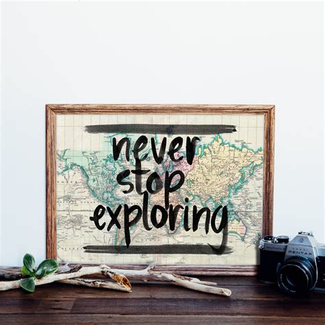 Image Of Never Stop Exploring Giclee Art Print