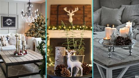 Step into our home, your home. DIY Shabby chic style Christmas Coffee Table decor Ideas ...