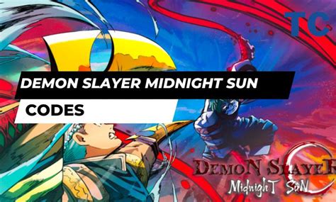 Upd 101 Demon Slayer Midnight Sun Codes Wiki Dsmn Code