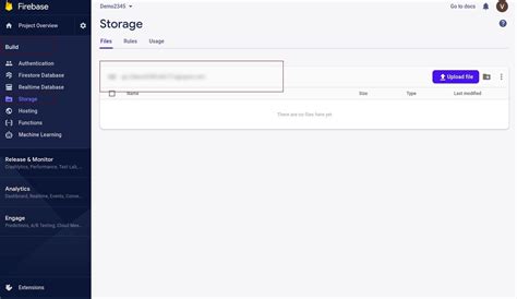 Firebase Cloud Storage Connecting Your Account Quickwork