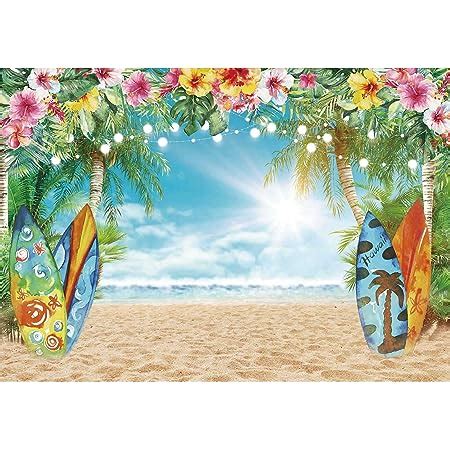 Amazon Com Binqoo X Ft Summer Surfboard Beach Themed Party