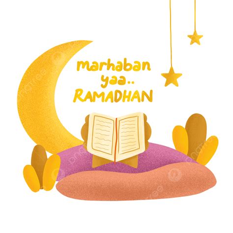Marhaban Ya Ramadan Hd Transparent Hand Drawn Illustration Of Marhaban