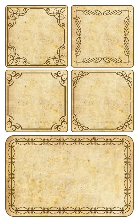 Potion Labels Printable Blank Vintage Apothecary Labels Vintage