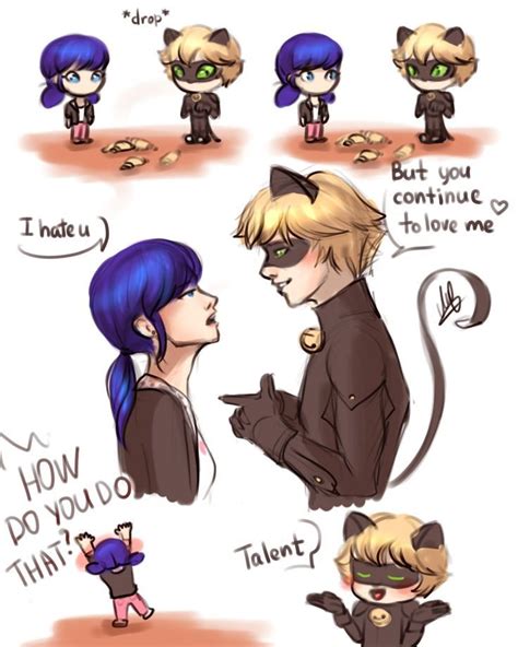 Image Fanart Cute Marichat Fanart Cute Miraculous Ladybug Anime Wp List