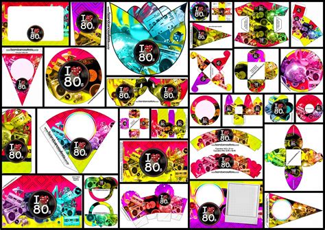 80s Themed Free Printable Quinceanera Party Kit Oh My Quinceaneras