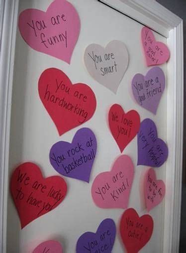 I Love You Because Door Hearts Diy Homemade Valentines