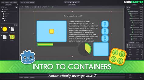 Intro to UI containers: Godot engine tutorial - Game Designers Hub