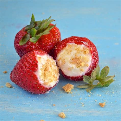 Immediately pour over the lemon filling, lower the oven temp and bake . Healthy Strawberry Cheesecake Bites | Recipe | Low calorie ...