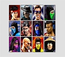 Retro Mortal Kombat II Arcade Character Select Screen Posters | Etsy